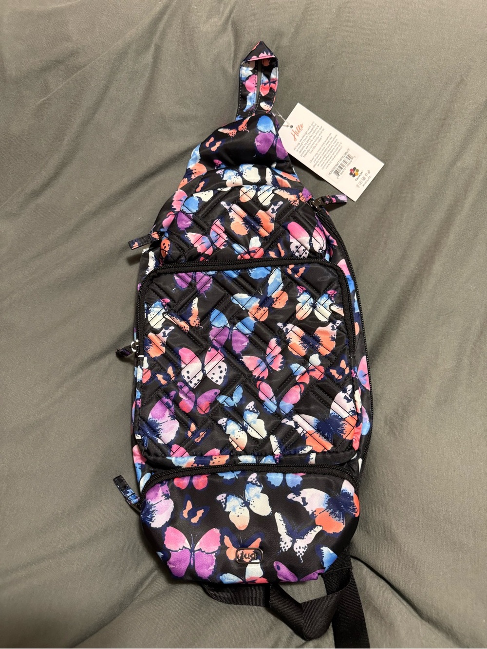 NWT Lug - Hovercraft Sling Bag - Watercolour Butterfly